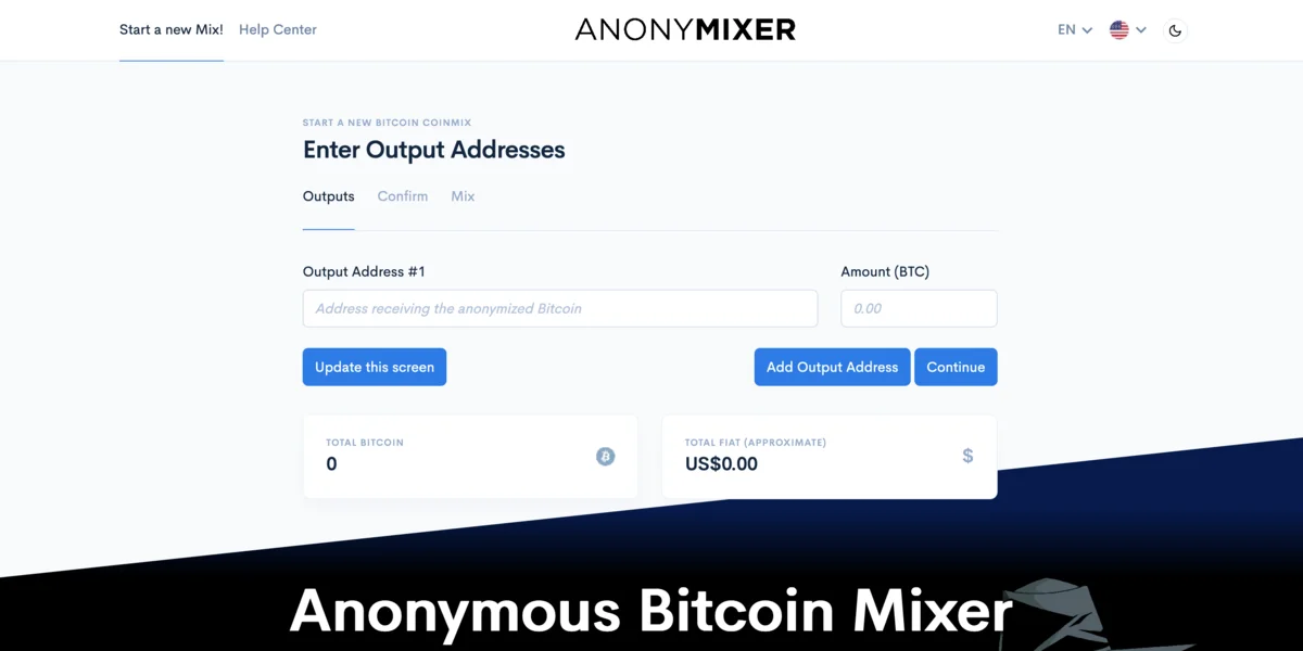 Anonymixer Bitcoin Mixer - Advanced Privacy Tool with Zero-Knowledge Proofs