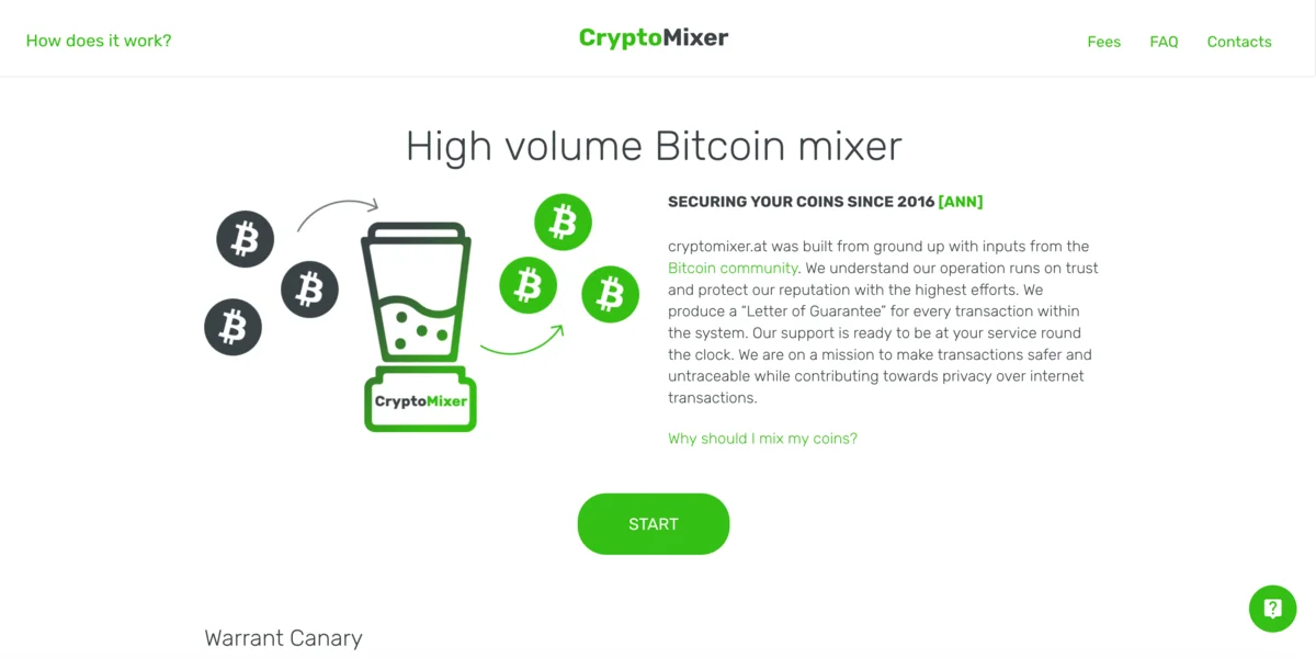 CryptoMixer Bitcoin Mixer - Enterprise-Grade BTC Tumbler
