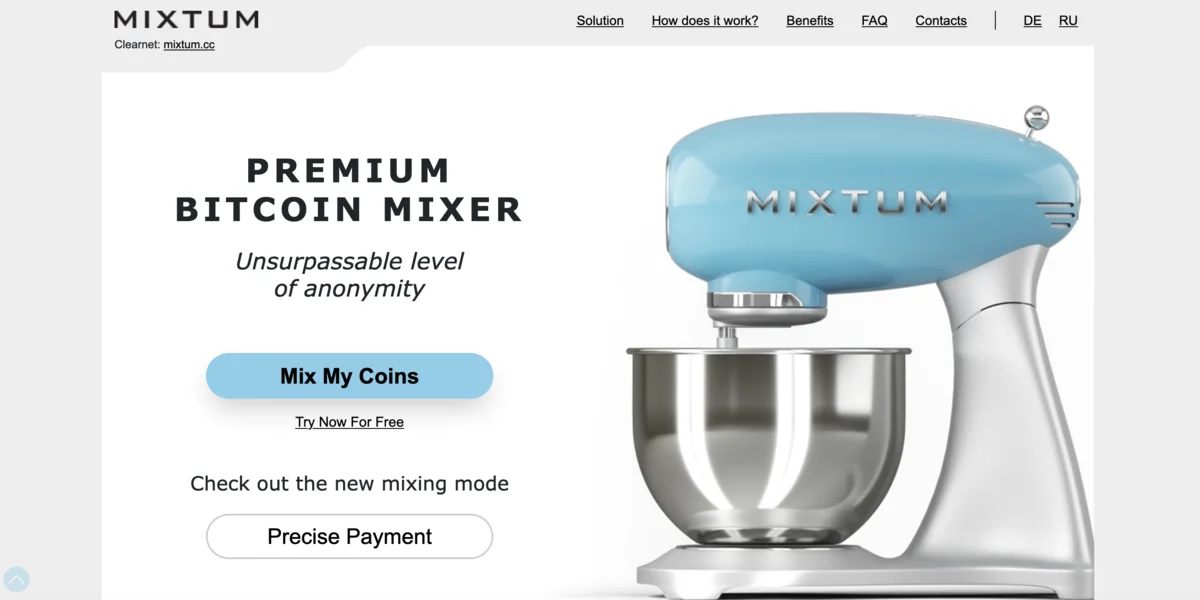 Mixtum Bitcoin Mixer - Hybrid CoinJoin Privacy Solution