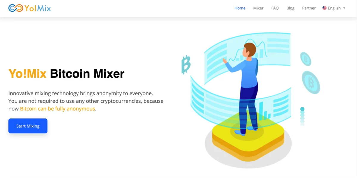 YoMix Bitcoin Mixer - Fast BTC Privacy Service